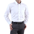 抗ウイルス加工 ワイシャツ メンズ 形態安定 長袖ドレスシャツ Testa Moda ボタンダウン ワイドカラー M L LL GMD018