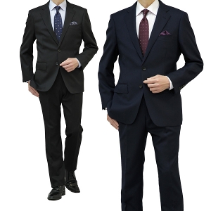 【福袋・WOOLマフラー付】 スーツ メンズ renoma PARIS(レノマ・パリス）ブランド 2つボタン ワンタック テーパード SUPER140'S ウール100％ ビジネス