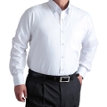 大きいサイズ シャツ・形態安定・長袖ビジネスドレスシャツ【a.v.v HOMME】長袖ワイシャツ・メンズ・Yシャツ・3L 4L 5L キングサイズ ワイドカラー ボタンダウン